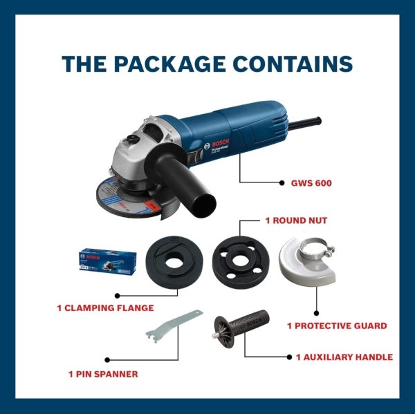 BOSCH Professional GWS 600 Angle Grinder - Image 2
